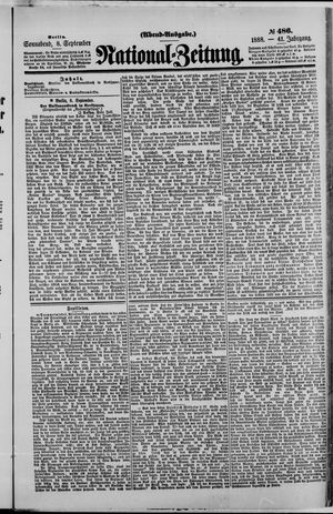 National-Zeitung vom 08.09.1888