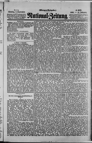 National-Zeitung vom 09.09.1888