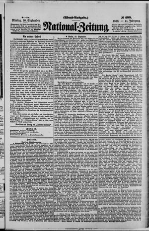 National-Zeitung vom 10.09.1888