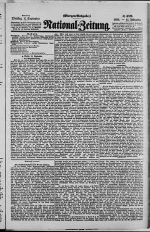 National-Zeitung vom 11.09.1888