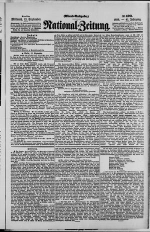 National-Zeitung vom 12.09.1888
