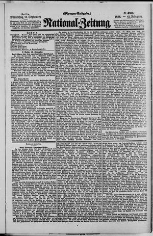 National-Zeitung vom 13.09.1888