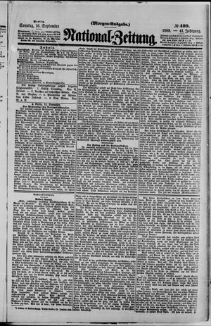 Nationalzeitung on Sep 16, 1888