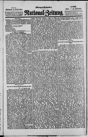 National-Zeitung vom 19.09.1888