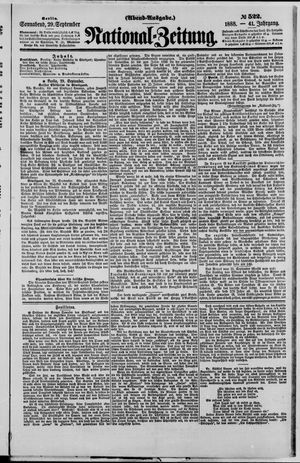 National-Zeitung vom 29.09.1888