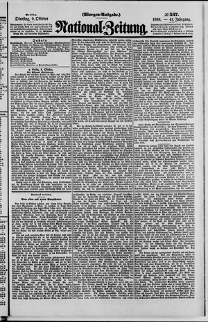 National-Zeitung vom 09.10.1888