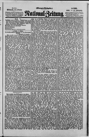 National-Zeitung vom 10.10.1888