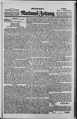 National-Zeitung vom 18.10.1888