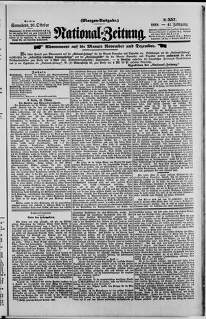 National-Zeitung vom 20.10.1888