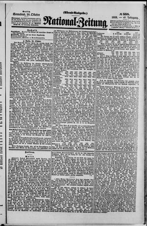 National-Zeitung vom 20.10.1888