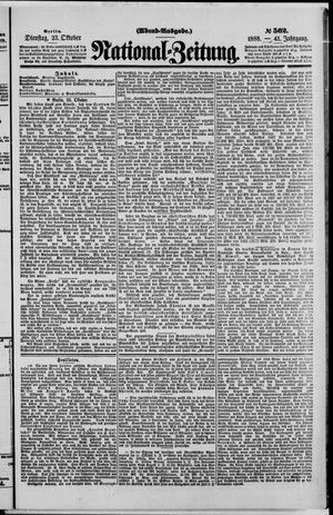 National-Zeitung vom 23.10.1888