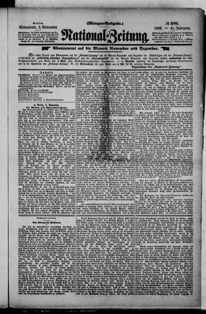 National-Zeitung vom 03.11.1888