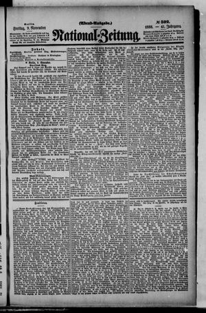 National-Zeitung vom 09.11.1888