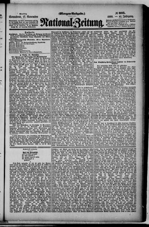 National-Zeitung vom 17.11.1888