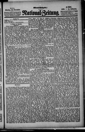 National-Zeitung vom 26.11.1888