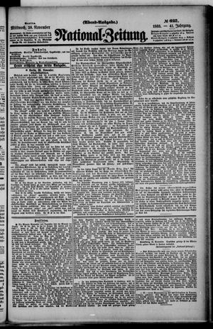 National-Zeitung vom 28.11.1888