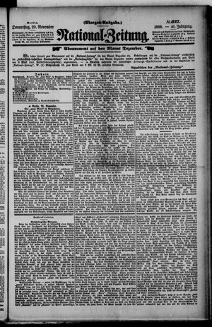 National-Zeitung vom 29.11.1888