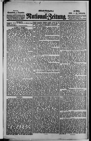 National-Zeitung vom 01.12.1888