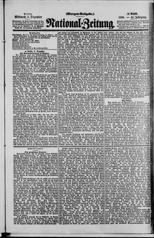 National-Zeitung vom 05.12.1888