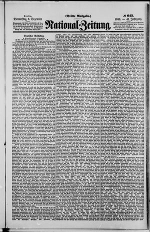 National-Zeitung vom 06.12.1888