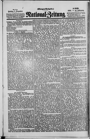 National-Zeitung vom 07.12.1888