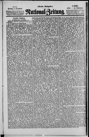 National-Zeitung vom 07.12.1888