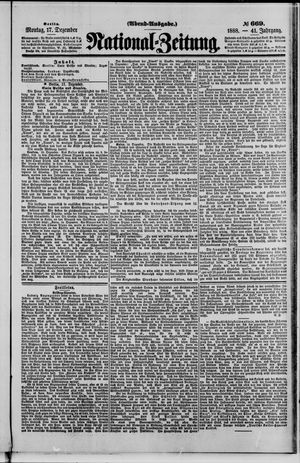 National-Zeitung vom 17.12.1888