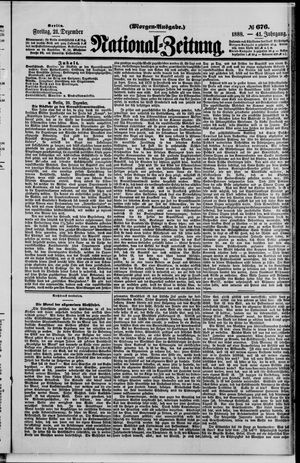 National-Zeitung vom 21.12.1888