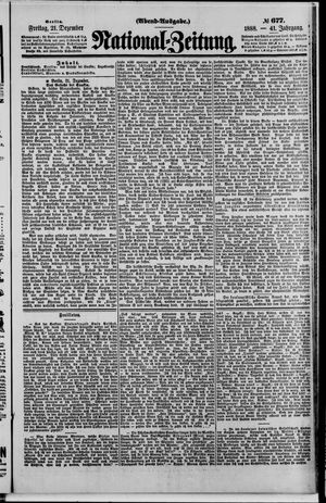 National-Zeitung vom 21.12.1888