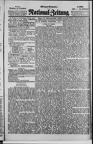 National-Zeitung vom 25.12.1888