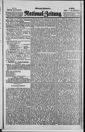 National-Zeitung vom 28.12.1888