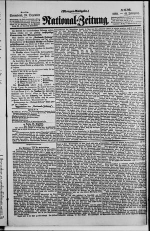 National-Zeitung vom 29.12.1888