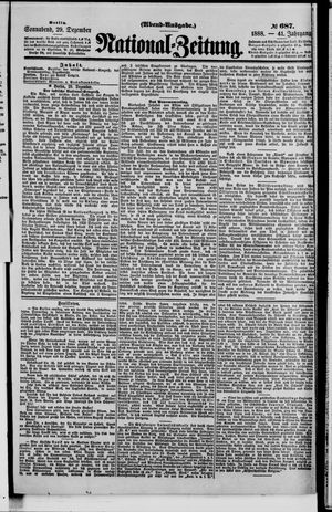 National-Zeitung vom 29.12.1888