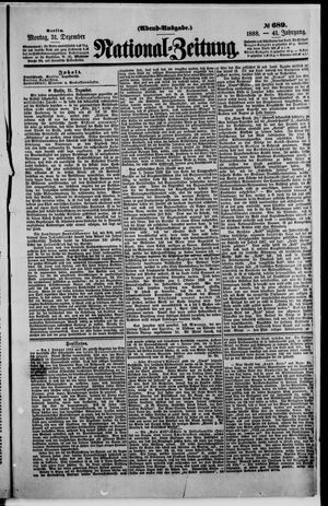 National-Zeitung vom 31.12.1888