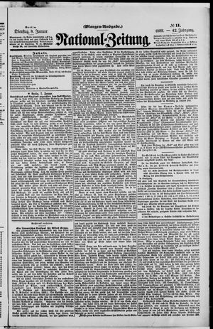 Nationalzeitung on Jan 8, 1889
