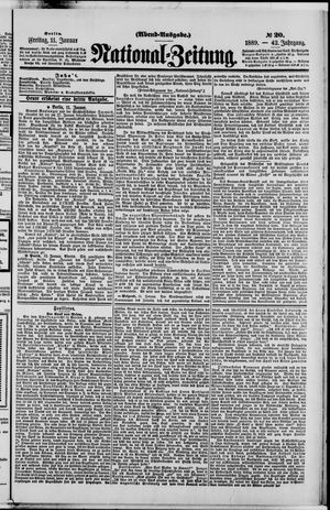 Nationalzeitung on Jan 11, 1889