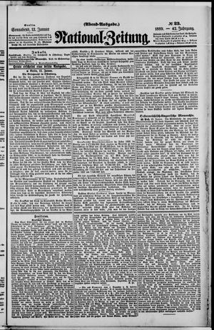 National-Zeitung vom 12.01.1889