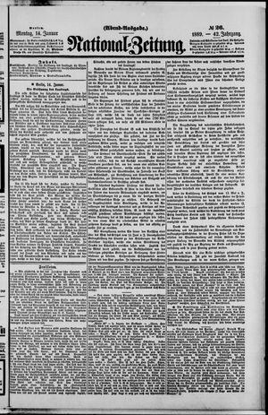 Nationalzeitung on Jan 14, 1889