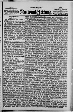 Nationalzeitung on Jan 16, 1889