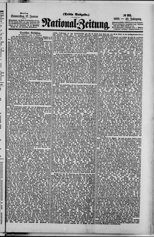 Nationalzeitung vom 17.01.1889