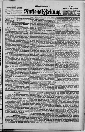 National-Zeitung vom 19.01.1889