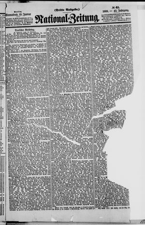 National-Zeitung vom 19.01.1889