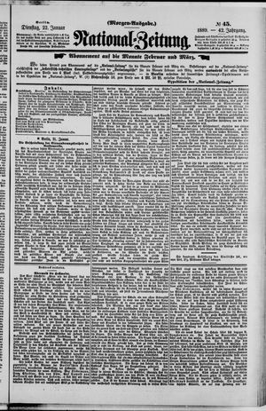 Nationalzeitung vom 22.01.1889
