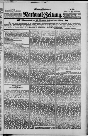 Nationalzeitung on Jan 26, 1889