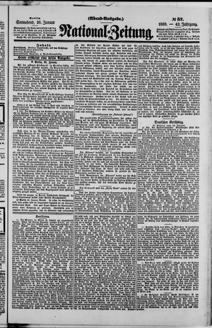 Nationalzeitung on Jan 26, 1889