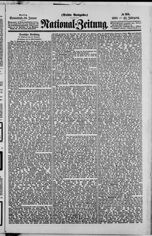 Nationalzeitung vom 26.01.1889