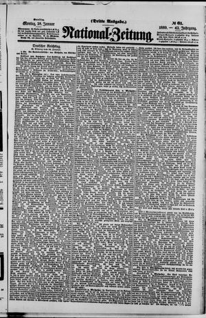 Nationalzeitung vom 28.01.1889