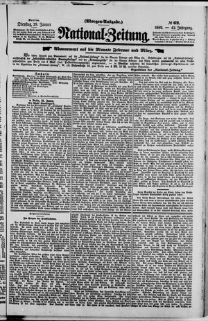 Nationalzeitung on Jan 29, 1889