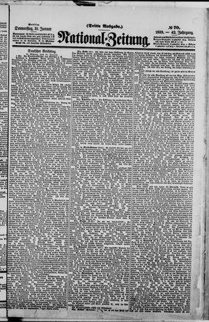 Nationalzeitung on Jan 31, 1889