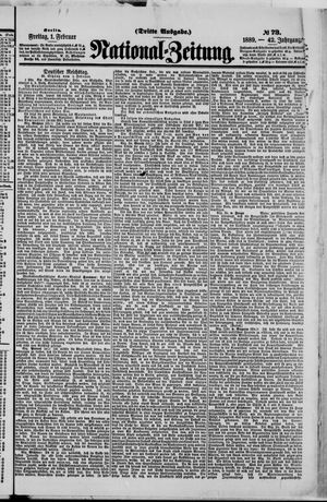 Nationalzeitung vom 01.02.1889